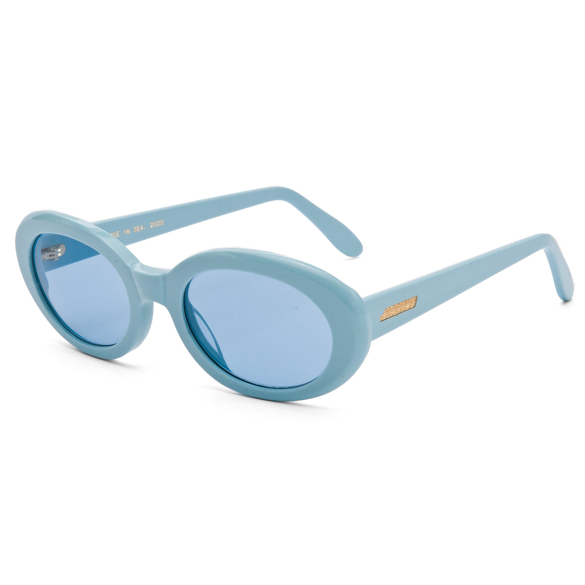 Cat-eye Frame Lola Sunglasses in Topaz Blue - Women
